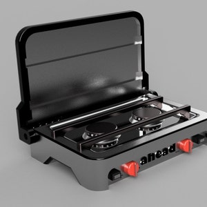 DIGITAL STL 3D Print File - Overland Stove  1/10 Scale RC Accessory