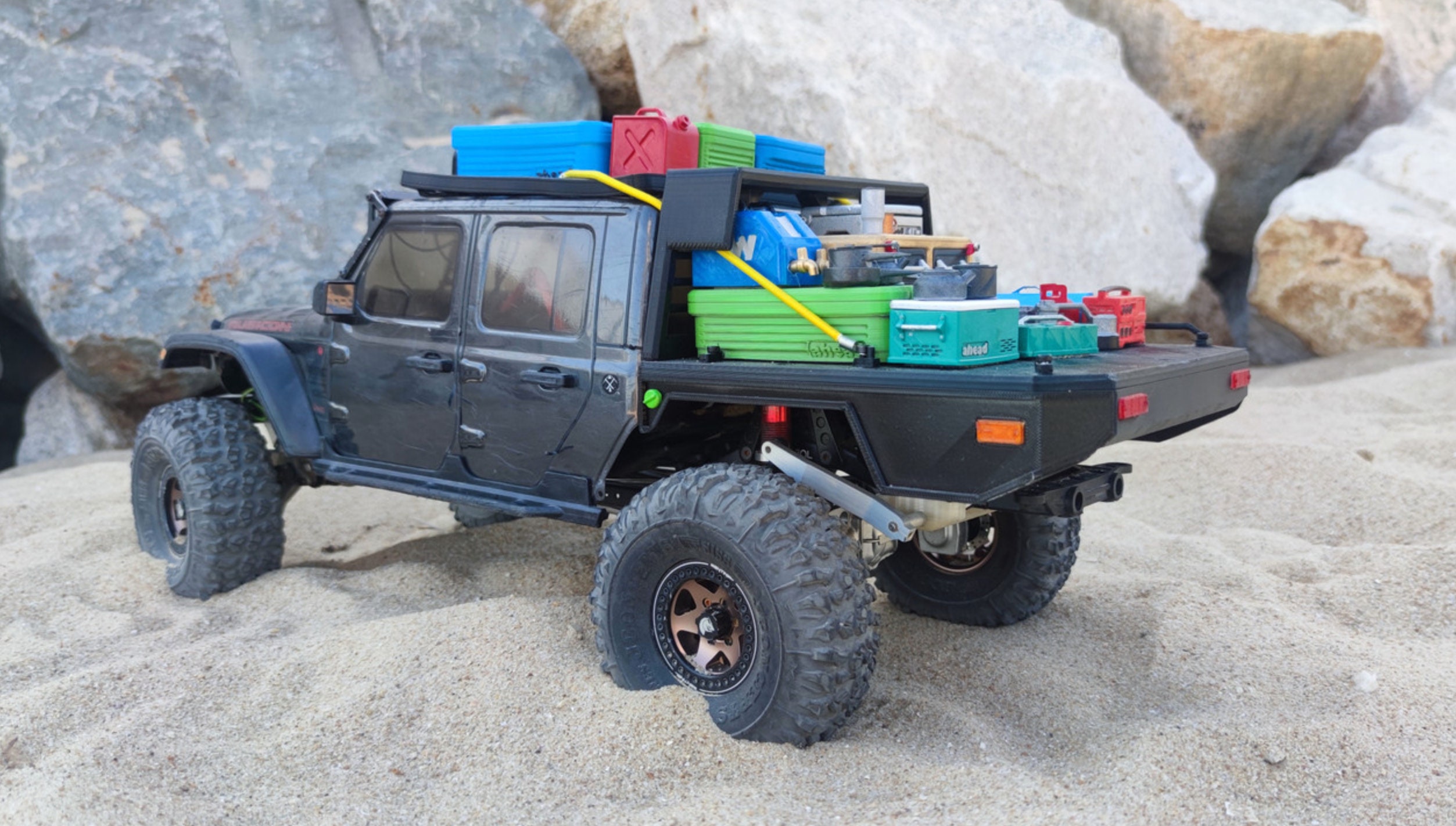 DIGITAL STL 3D Print File Axial SCX10 III Gladiator Flatbed - Etsy