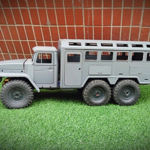 DIGITAL STL 3D Print File - Crawler 4320 6x6 Expedition Cab - 1/10 RC Body Attachment