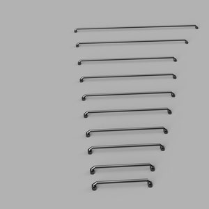 DIGITAL STL 3D Print File - Roof Bar  1/10 Scale RC Accessory