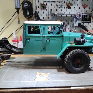DIGITAL STL 3D Print File - Crawler 4320 Dual Cab Truck Cab 1/10 RC Body