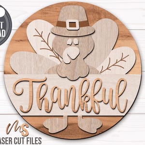 Fall Door Hanger - Thanksgiving Door Hanger Svg - Turkey Thanksgiving Sign Svg - Thankful Svg - Turkey Svg - Laser Cut Files - Fall Door Sign - Fall Porch Sign - Thanksgiving Svg - Fall Sign Svg - Thanksgiving Door Sign - Thanksgiving Porch Sign - Thanksgiving Welcome Sign - Fall Welcome Sign Svg - Fall Svg - Thanksgiving Decor - Fall Decor - Front Door Decor - Front Door Sign - Glowforge Files - Svg Files For Cricut - Fall CNC Files - Round Wood Sign