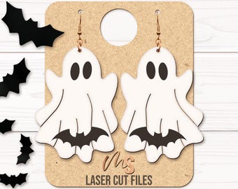 Clous De Chauve-souris, Boucles D'oreilles En Acrylique Noir D'Halloween - France