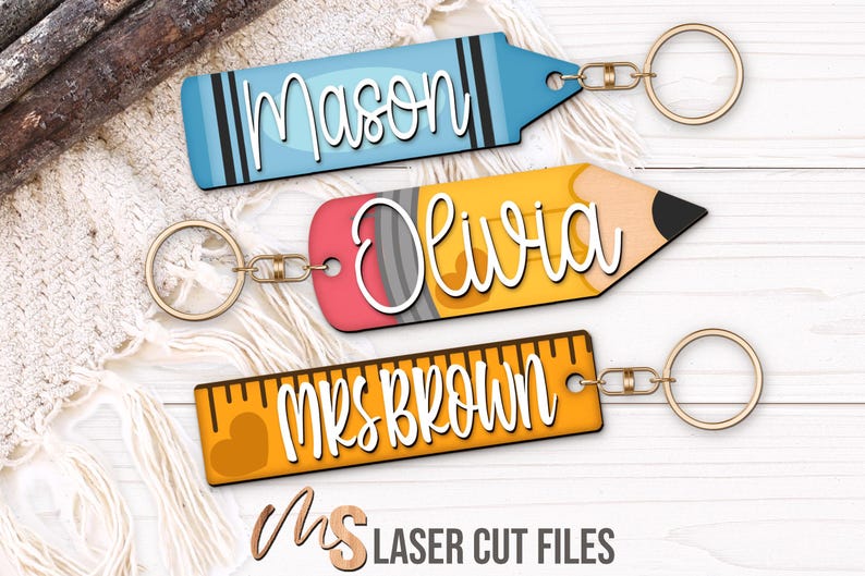 Custom Kids Backpack Name Tag Svg Bundle - Kids Bag Tag Svg - Back To School Keychain Svg - Laser Cut Files - Teacher Svg - Glowforge Files - Custom Name Tag - Kids Backpack Tag - Back To School Svg - Pencil Svg - Crayon Svg - Ruler Svg - School Keychain Svg - School Svg - Teacher Appreciation Gift - Custom Teacher Name - Teacher Gift - Back To School Gift - Backpack Svg - Kids Name Tag - Bag Tag - Bookbag Tag - Stacked Books Svg - School Ornament Svg - Backpack Name Tag - Svg Files For Cricut