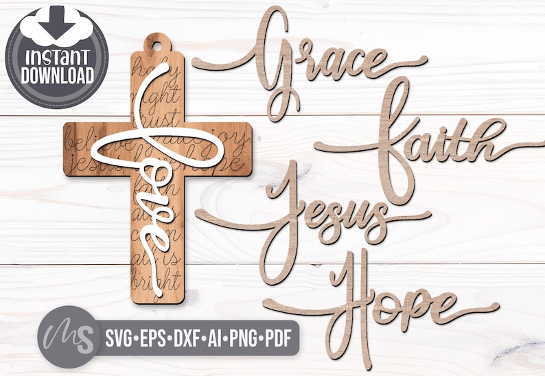 Christian Cross Ornament SVG - Christmas Ornament Svg - Religious Cross Svg - Jesus Svg - Faith Svg - Laser Cut Files - Glowforge Files - Ornament Svg - Cross Ornament - Christmas Svg - Glowforge Ornament - Merry Christmas Svg - Christmas Decorations