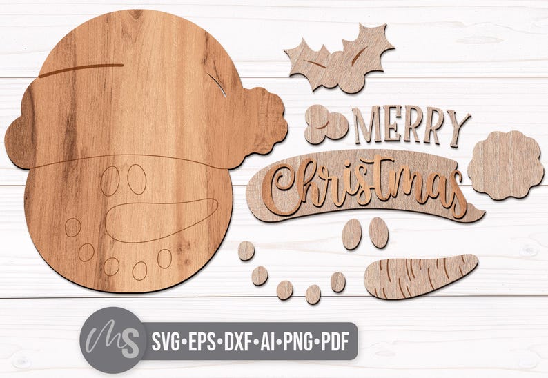 Snowman Merry Christmas Sign SVG - Snowman Christmas Door Hanger Svg - Snowman Svg - Laser Cut Files - Christmas Door Sign - Christmas Porch Sign - Glowforge Files - Merry Christmas Svg - Snowman Door Hanger - Christmas Welcome Sign - Merry Christmas Sign - Christmas Sign Svg - Snowflake Svg - Snowman Decor - Christmas Decor - CNC Files - Svg Files For Cricut - Front Door Decor