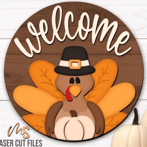 Turkey Thanksgiving Welcome Sign Svg - Thanksgiving Door Hanger Svg - Turkey Svg - Laser Cut Files - Fall Porch Sign - Fall Door Sign - Thanksgiving Sign - Turkey Sign Svg - Fall Welcome Sign - Fall Door Hanger - Thanksgiving Svg - Fall Sign Svg - Thanksgiving Door Sign - Thanksgiving Porch Sign - Fall Svg - Pumpkin Svg - Thanksgiving Decor - Fall Decor - Front Door Decor - Front Door Sign - Glowforge Files - Svg Files For Cricut - Fall CNC Files - Round Wood Sign