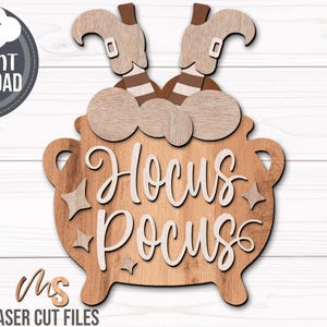 Hocus Pocus Witch Cauldron Halloween Sign Svg - Halloween Door Hanger Svg - Laser Cut Files - Halloween Porch Sign - Halloween Door Sign - Hocus Pocus Svg - Witch Svg - Witch Legs Svg - Witch Boots Svg - Cauldron Svg - Halloween Svg - Halloween Welcome Sign Svg - Fall Door Hanger - Fall Welcome Sign - Fall Sign Svg - Halloween Decor - Halloween Party Decorations - Front Door Decor - Halloween CNC Files - Svg Files For Cricut