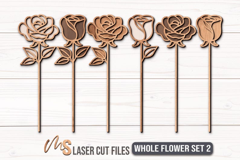 Mothers Day Rose SVG Bundle - Personalized Mothers Day Gift - Flowers For Mom Svg - Grandma Svg - Laser Cut Files - Glowforge Files - Rose Svg - Flowers Svg - Mothers Day Svg - Flowers For Mommy - Flowers For Grandma - Nanna Svg - Gift For Mom - Svg Files For Cricut - Rose CNC Files