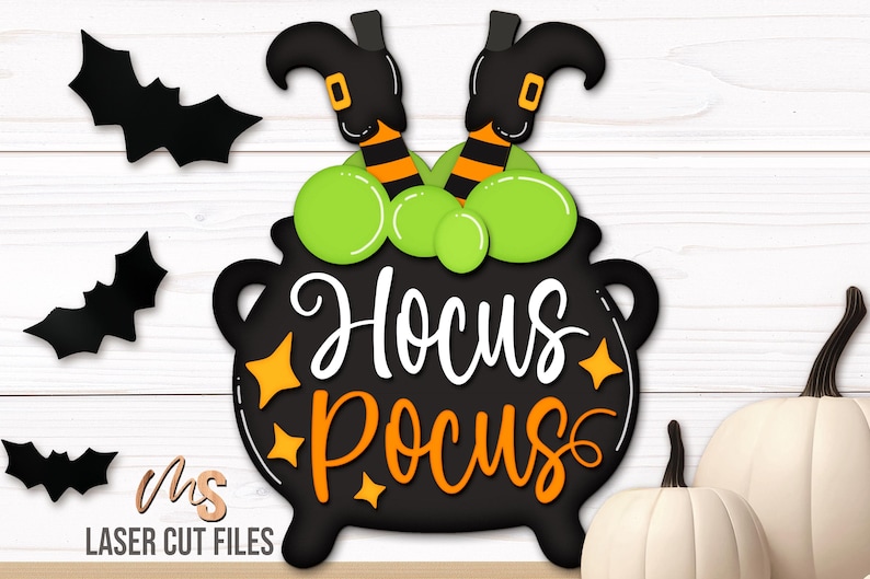 Hocus Pocus Witch Cauldron Halloween Sign Svg - Halloween Door Hanger Svg - Laser Cut Files - Halloween Porch Sign - Halloween Door Sign - Hocus Pocus Svg - Witch Svg - Witch Legs Svg - Witch Boots Svg - Cauldron Svg - Halloween Svg - Halloween Welcome Sign Svg - Fall Door Hanger - Fall Welcome Sign - Fall Sign Svg - Halloween Decor - Halloween Party Decorations - Front Door Decor - Halloween CNC Files - Svg Files For Cricut