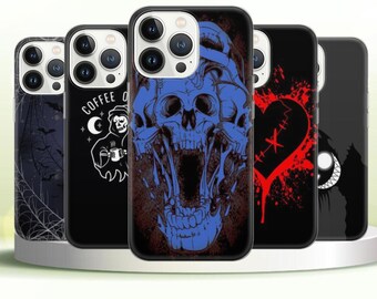 Scary Phone Case Creepy Cover for Pixel 7 Pro 6A, iPhone 14 13 12 Pro 11 XR for Samsung S21FE S22 5G S22 Ultra A73 A53 Note 20