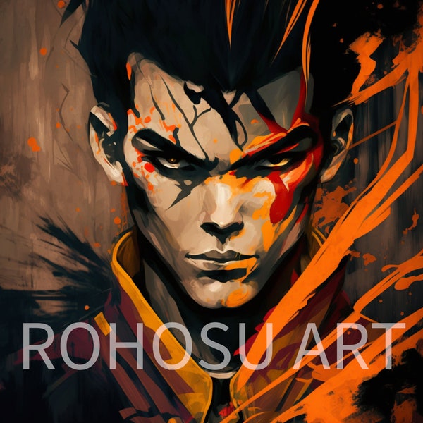 Zuko - Avatar the The Last Airbender, digital download