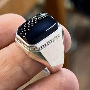  フラワーデザイン シルバー　ブラックアゲート　リング アゲハ 蝶 ティアラ デザイン シルバー925 リング 指輪 【Ageha|アゲハ