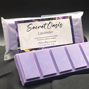 Lavender Wax Melts - 1.5oz Snapbar | Highly Scented