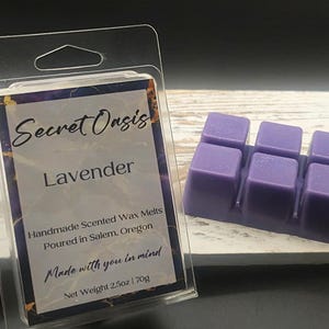Lavender Wax Melts - 2.5oz Clamshell | Highly Scented