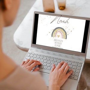 Carta de patrocinio de bautismo como plantilla Canva | Regalo de bautismo | Ahijado personalizado | Certificado de patrocinio | Gotti y Gotti | Certificado de bautismo | Chico