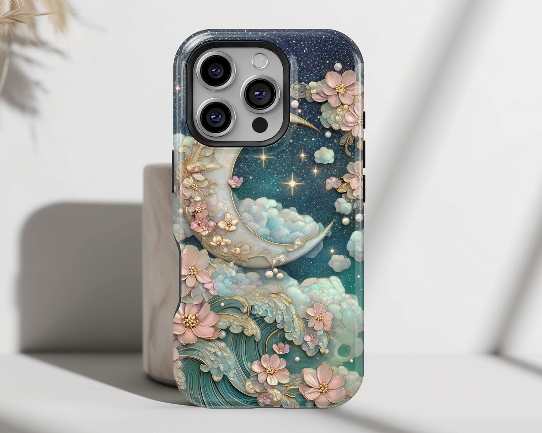 Iphone Rx Fake Moon Dreamy Crescent Moon iPhone Case • Magsafe Compatible • for iPhone 17 ...