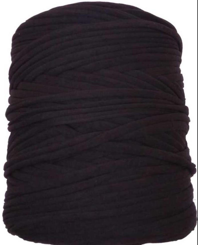 Funda redonda de ganchillo para taburete, funda de puf de punto, funda otomana hecha a mano, funda redonda para cojines de suelo 2 black