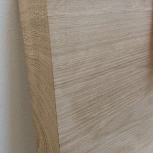 Eiken plank/eikenplank - massief hout 100-220 cm lang, 40 cm breed, 4,5 cm dik - geschaafd en geschuurd, eiken, plank, plank, hout