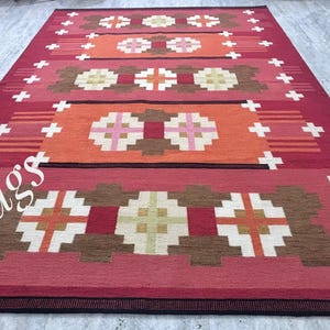 Swedish Marianne Richter Inspired kilim rug