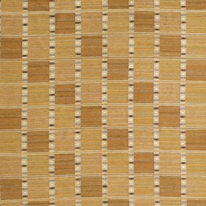Handwoven Wool Kilim Rug: Swedish Design, Natural Dyes