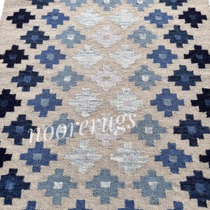 Swedish Marianne Richter Inspired kilim rug