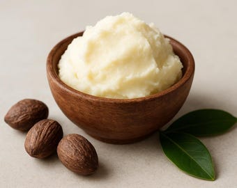 Manteca corporal batida de karité y cacao orgánico, perfumada con aceite esencial de limón