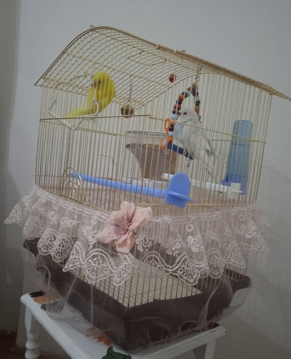 Bird Cage Cover Tulle Animal Pet Budgie Parrot Bird Cage Cover Cage Cover Etsy