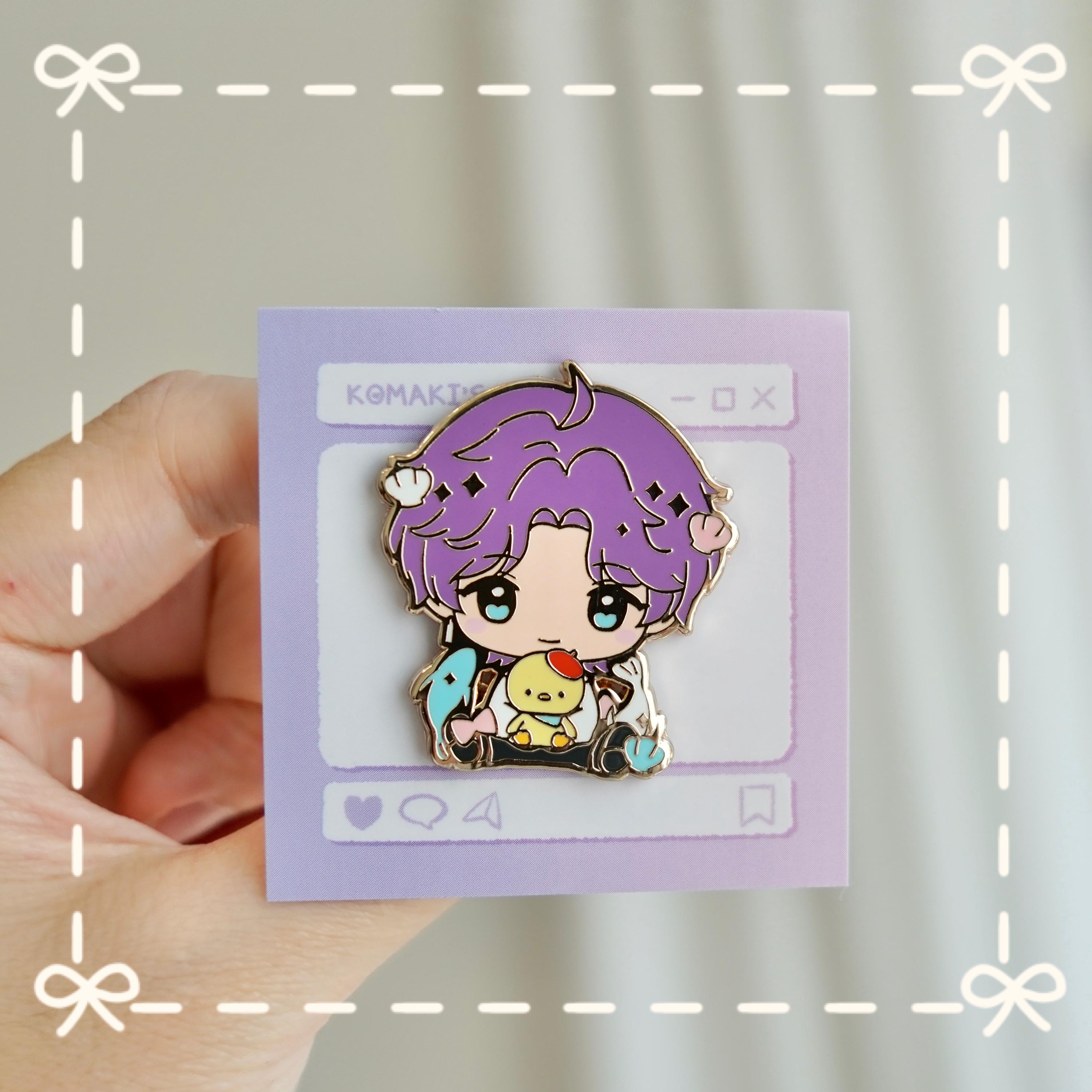 LADS Chibi Hug Enamel Pins: Zayne Sylus Rafayel Caleb Xavier Love