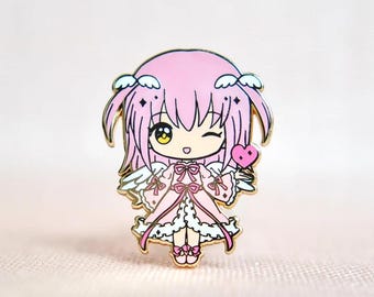 Amulet Angel Enamel Pin: Magical Girl Collectible, Amu Hinamori Shugo Chara Pin