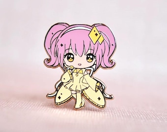 Amulet Dia Enamel Pin: Magical Girl Collectible, Amu Hinamori Shugo Chara Pin