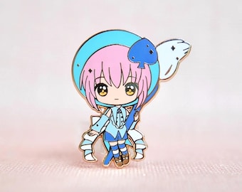 Amulet Spade Enamel Pin: Magical Girl Collectible, Amu Hinamori Shugo Chara Pin