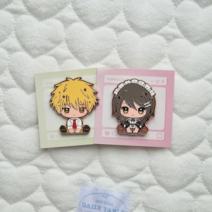 Misaki & Usui Chibi Hug Email Pin: Kawaii Anime Collectible, Maid-sama! Instellen: