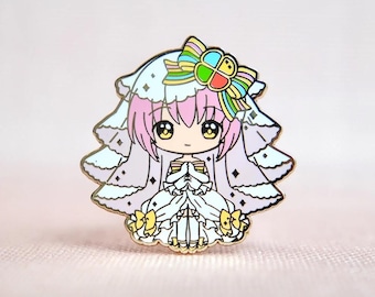 Amulet Fortune Enamel Pin: Magical Girl Collectible, Amu Hinamori Shugo Chara Pin