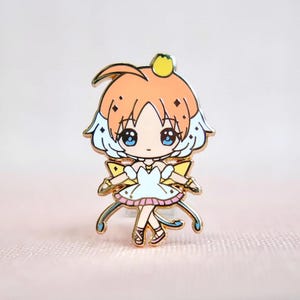 Princess Tutu Enamel Pin - Fanmade Chibi Anime Pin, Magical Girl Ballet Accessory, Cute Collectible for Fairy Tale Lovers