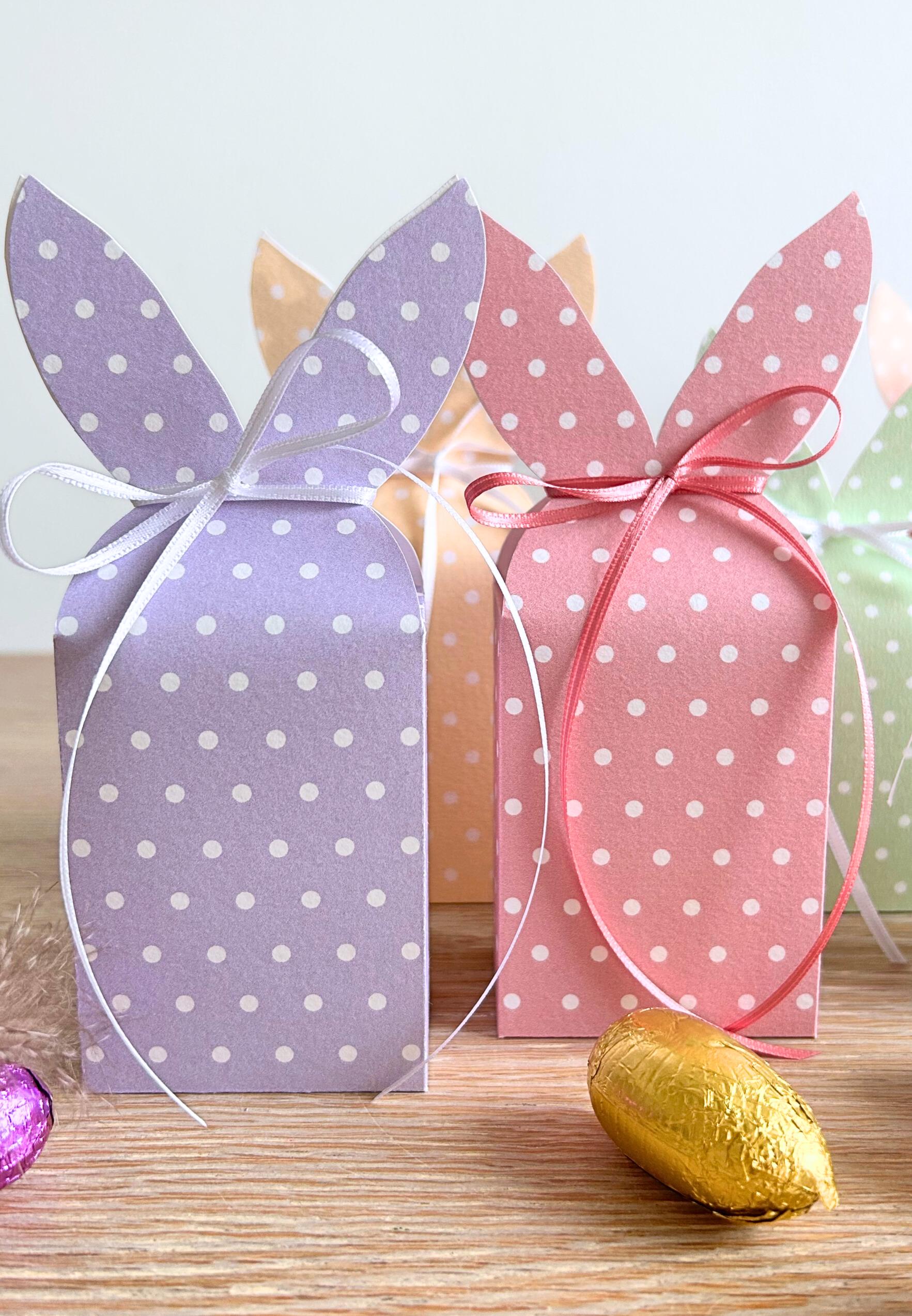 Printable Gift Box Template for Bunnies, PDF File, 2 Sizes, 8 Colors ...