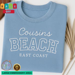 Cousins Beach Custom Embroidered Sweatshirt, The Summer I Turned Pretty Shirt, Team Conrad Jeremiah Belly Tee, Summer Vibes Crewneck