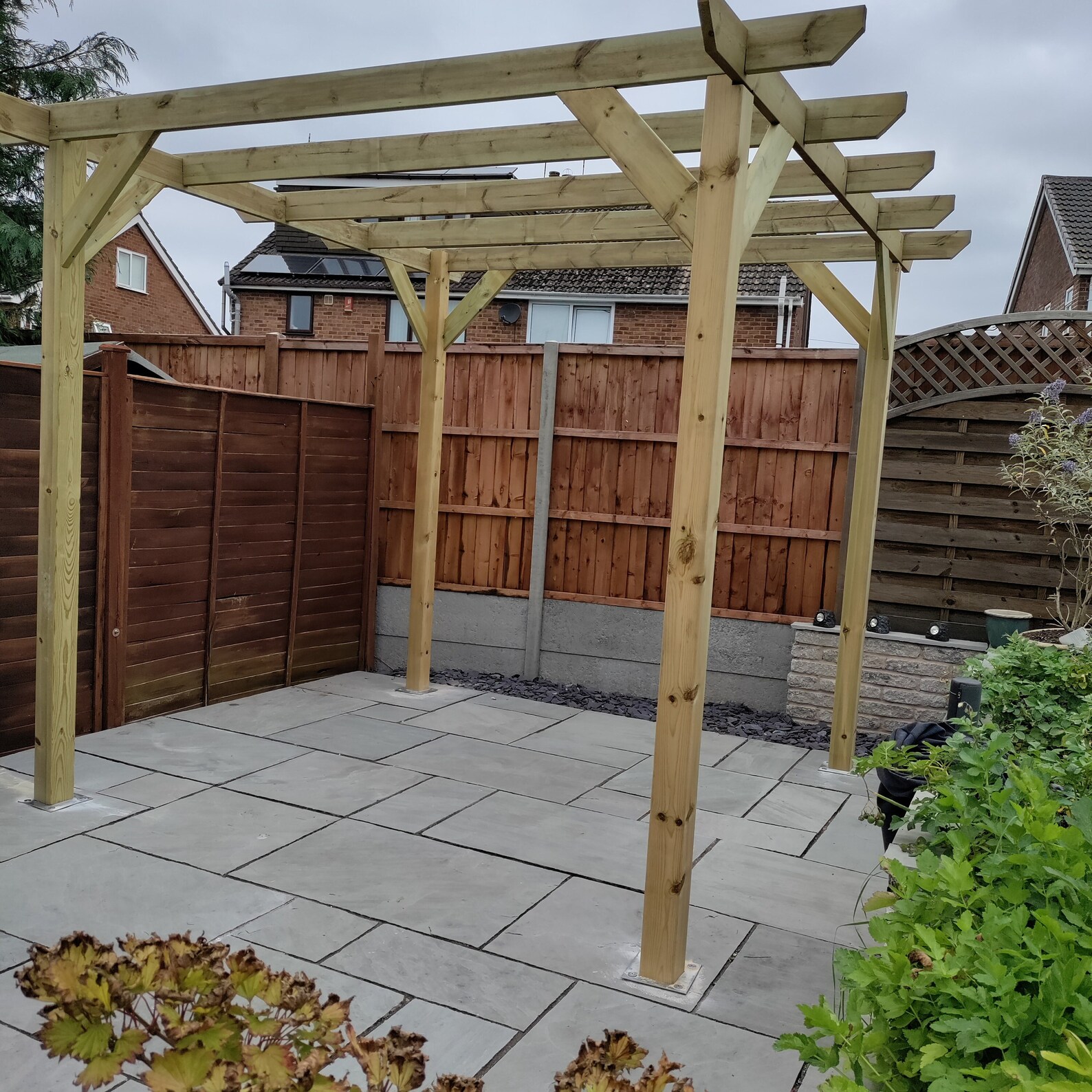 Solid Wood Gazebo Pergola - Etsy UK