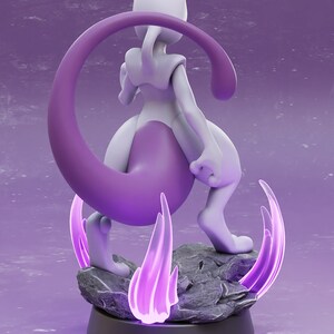 Pokemon Mewtwo 3D Model Print File Mewtwo Pokemon Figure Stl - Etsy
