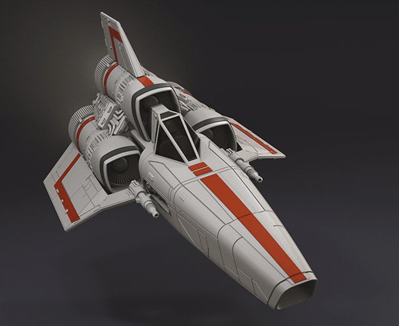 Battlestar Galactica Viper TOS 3D Model STL File Battlestar - Etsy ...