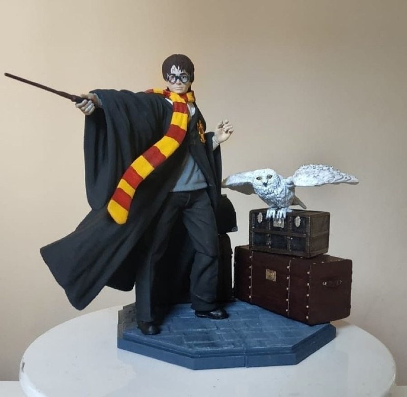 HP 3D Model STL File Potter Figure Stl Harry Statue Stl Etsy
