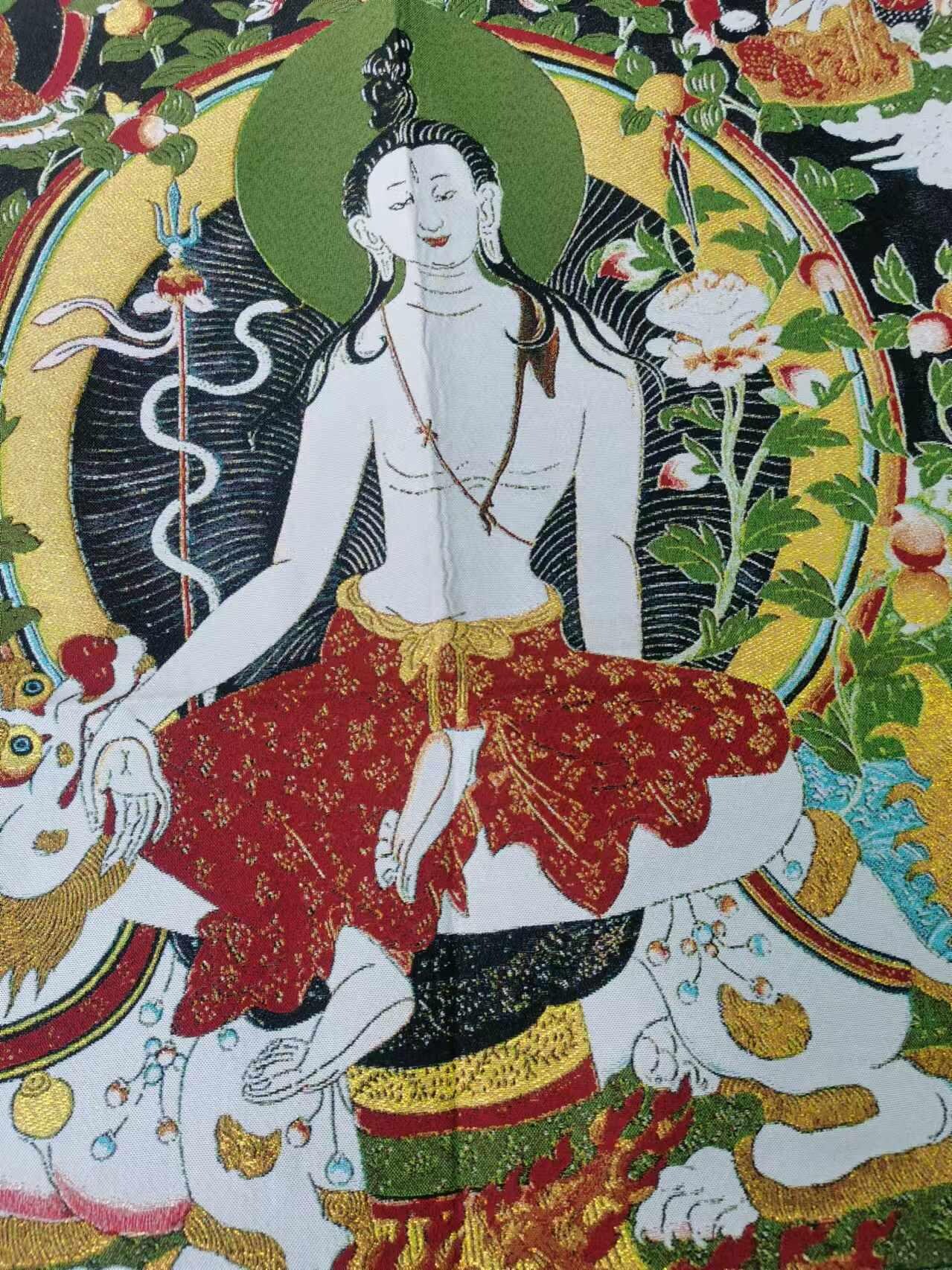 35インチ タンカ画、チベット仏教の経典タンカ画、ネパールの