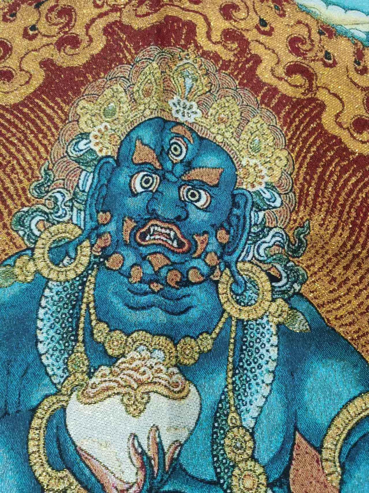 35インチの絶妙なタンカ、チベット仏教の経典タンカ絵画、ネパールの