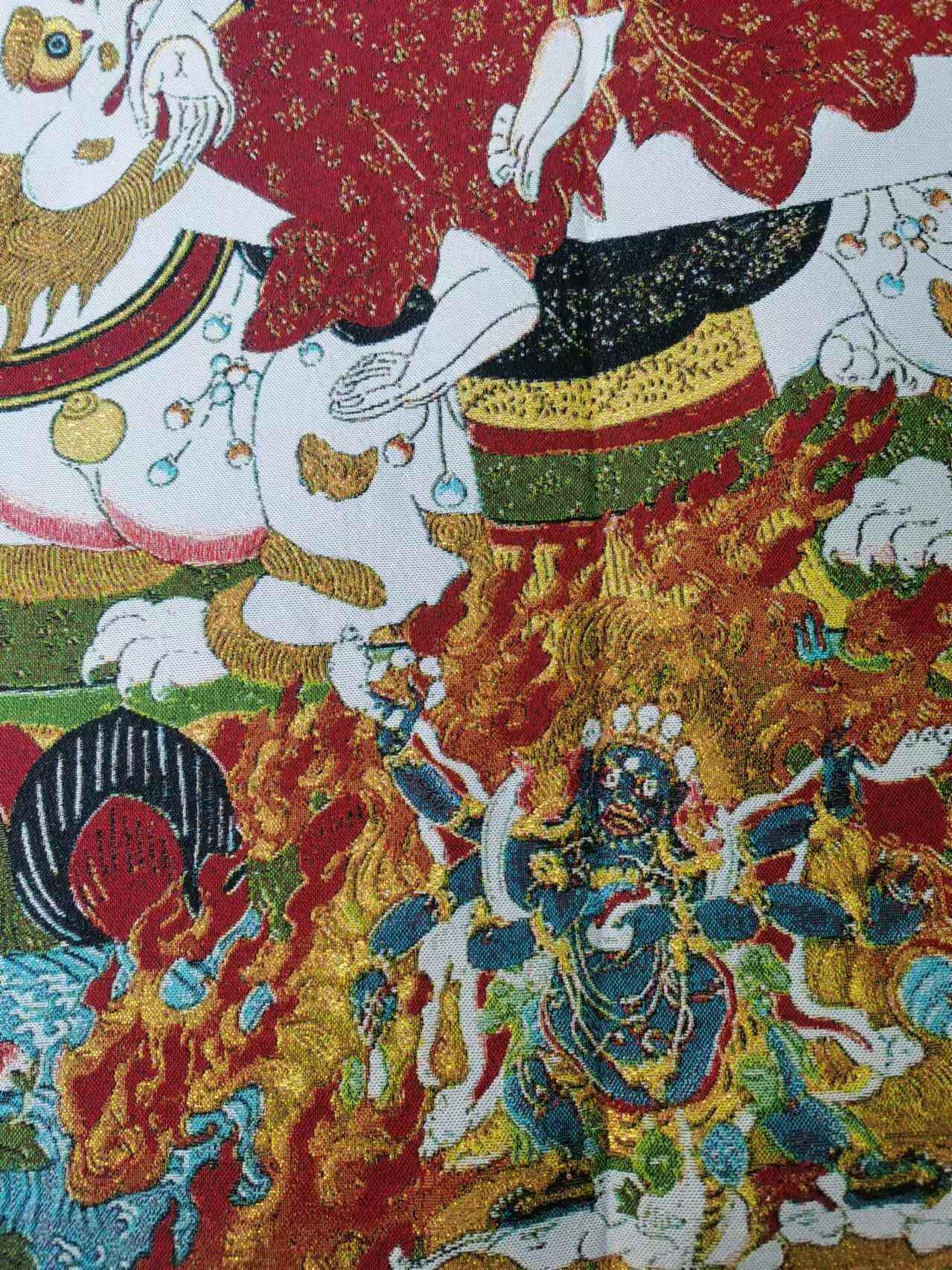 35インチ タンカ画、チベット仏教の経典タンカ画、ネパールの