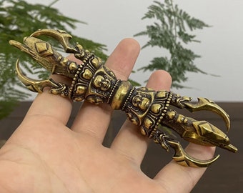 Phurba copper Mascot Buddhism Vajra Phurba amulet,Tibetan Buddhist Religious Supplies,Feng shui Dharma Nepal Ritual blessing meditation gift