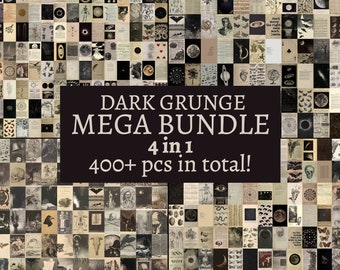 Dark Academia Collage Kit | Vintage Gothic Photo Collection (Digital Download)
