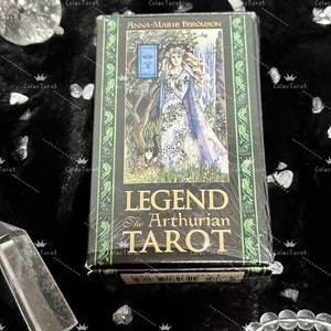 OOP&RARE - 伝説: アーサー王伝説のタロット、アンナ・マリー・ファーガソン著 | 100%オリジナル