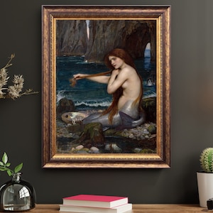 ジョン・ウィリアム・ウォーターハウスの人魚プリント ファイル:John William Waterhouse A Mermaid.jpg - Wikipedia