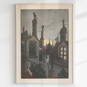 Rabier Poster, Les chats, Benjamin Rabier, Illustrationskunst, Fine Art Druck auf Museumsqualitätspapier