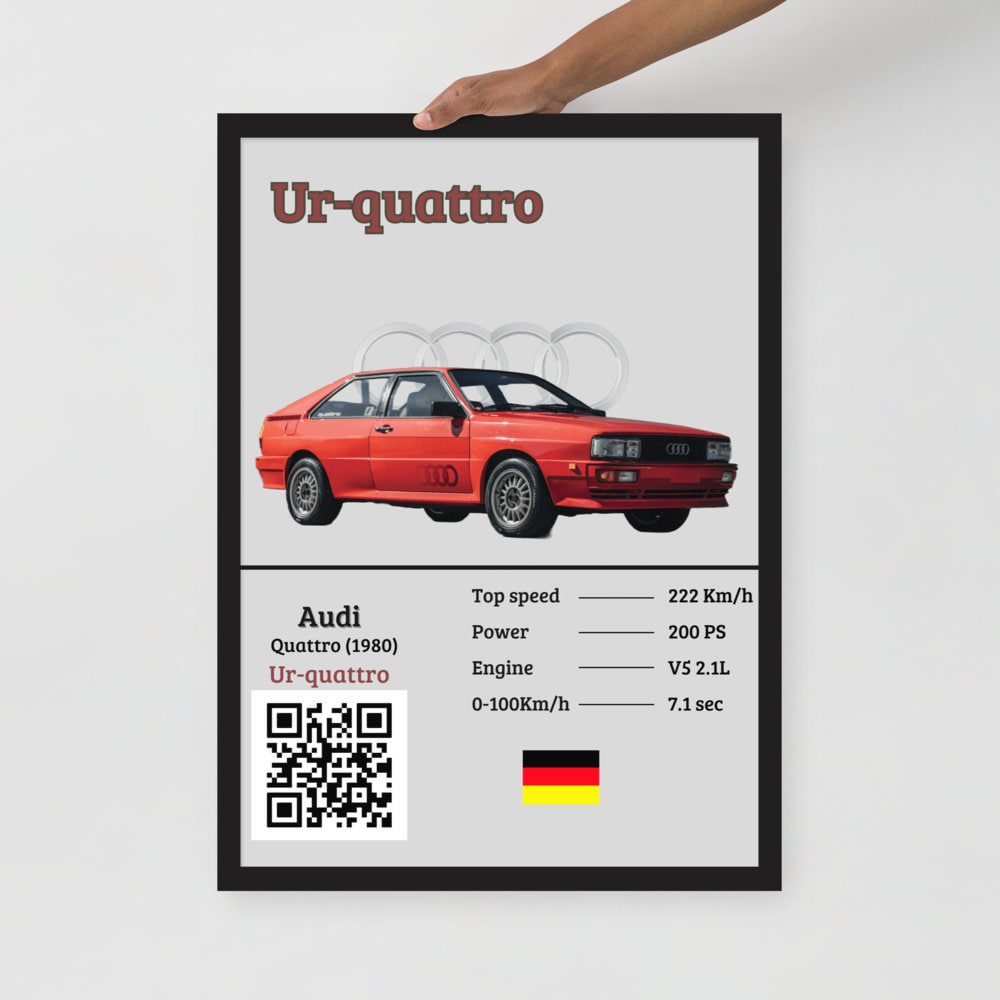  PRINTONIA Leinwand-bild 120x80cm Audi RS Abstrakt Art Sportwagen  Automobil Bilder Deko Dekoration Wandbild Kunstdruck A3 A4 A5 A6